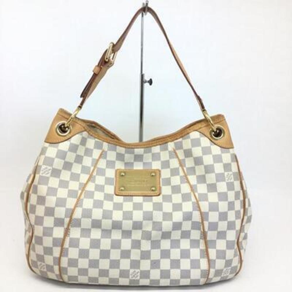 Louis Vuitton Galliera GM Shoulder Bag Damier White